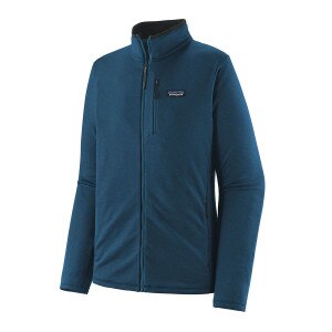 Patagonia R1 Daily Jacket Men's in Lagom Blue Tidepool Blue XDye